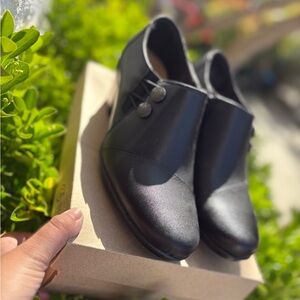 Clark Black Ankle Boots